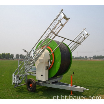 Máquina de lança de irrigação de carretel de mangueira para irrigação em fazendas